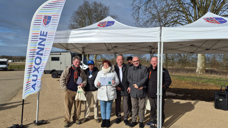 L’aire de stationnement touristique est inaugurée