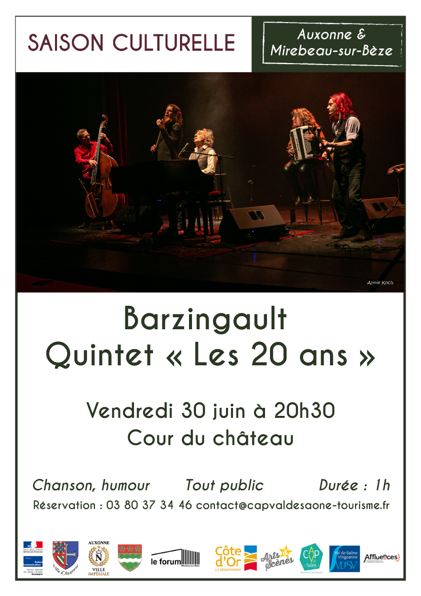 Spectacle : "Barzingault Quintet Les 20 ans"