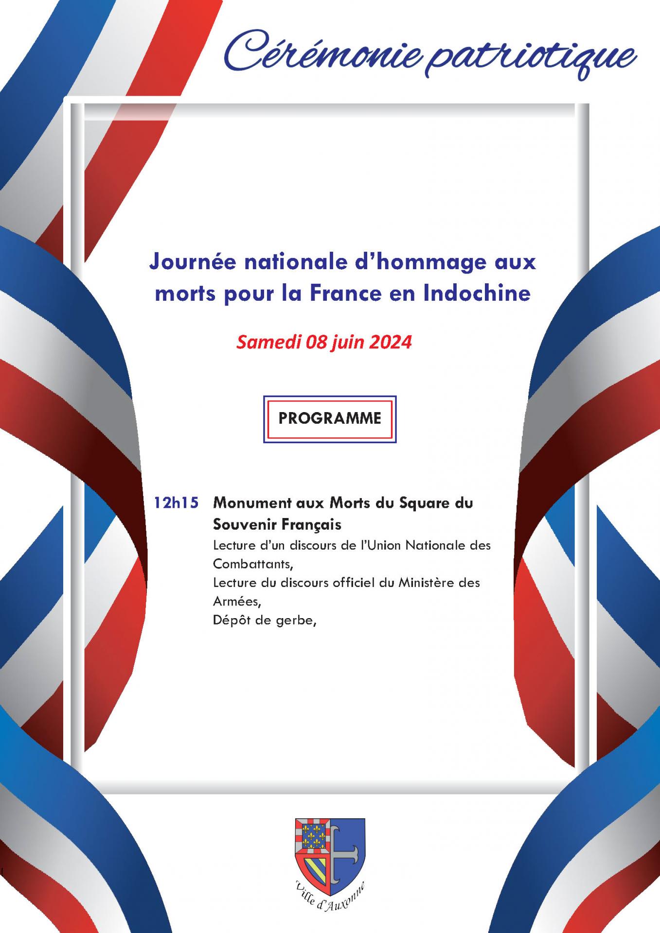 Journée nationale d’hommage aux morts pour la France en Indochine