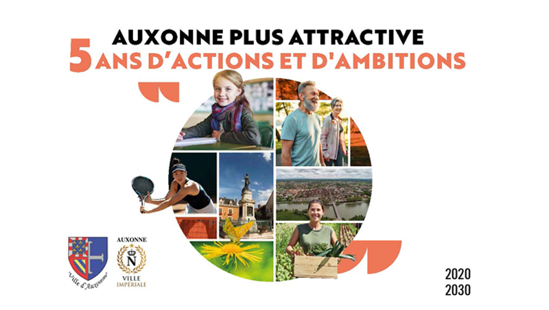 Couverture du document "Auxonne plus attractive : 5 ans d’actions et d’ambitions"