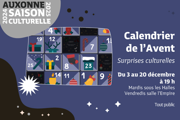 Calendrier de l'Avent culturel