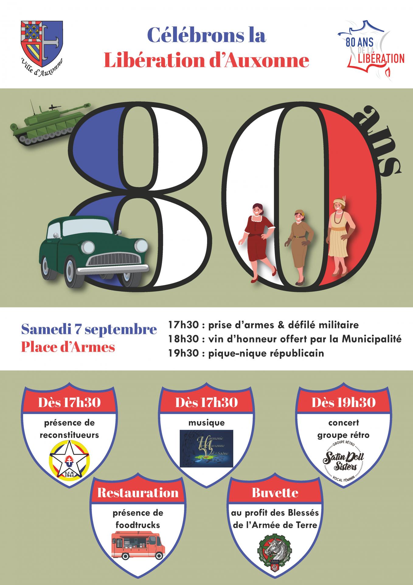 80 ans de la Libération d'Auxonne