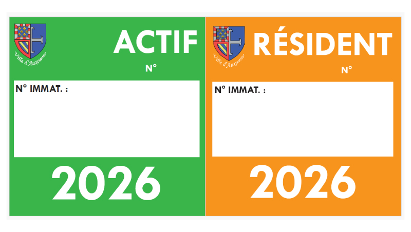 Cartes de stationnement