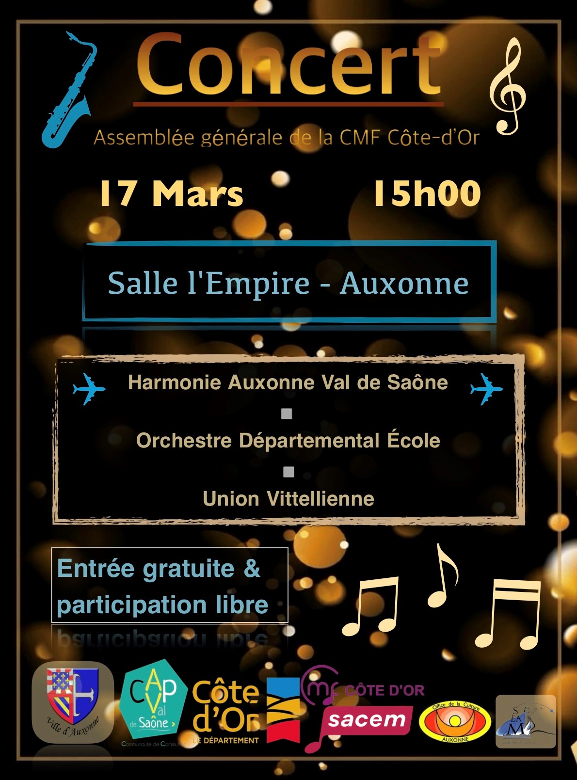 Concert Harmonie Auxonne Val-de-Saône