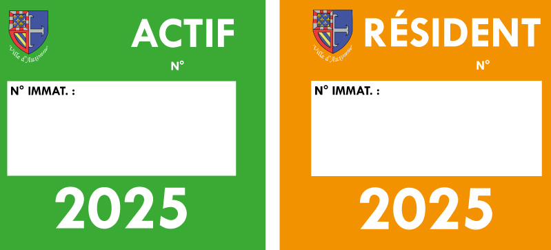 Cartes de stationnement 2025